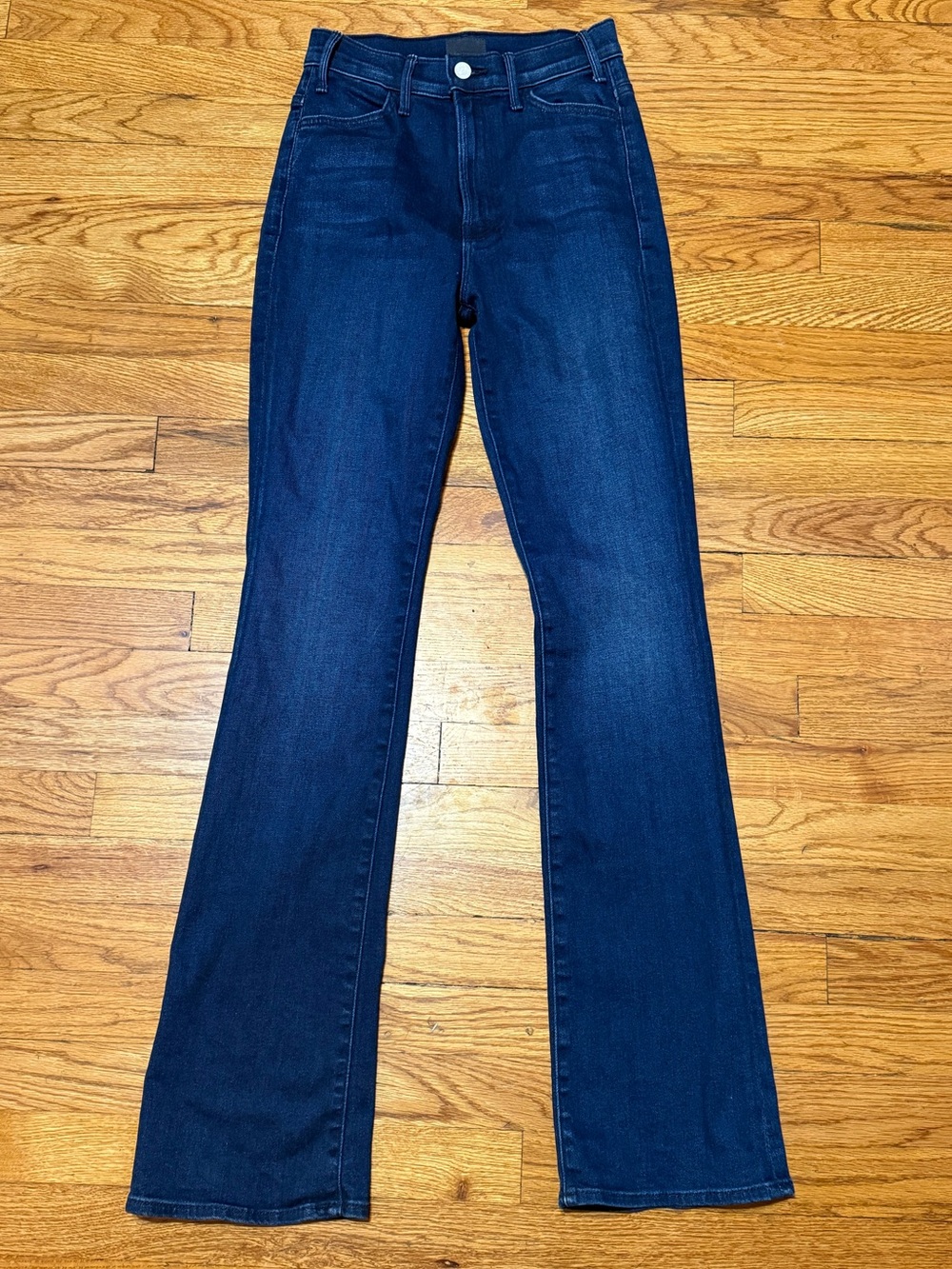 MOTHER Hustler Heel high rise boot cut Jeans in Taking Shape - Size 25